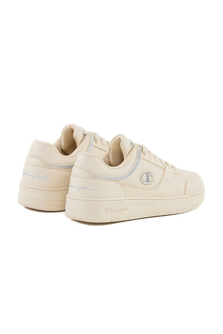 Cremefarbene Sneakers mit silbernen Details CHAMPION RD18 LOW