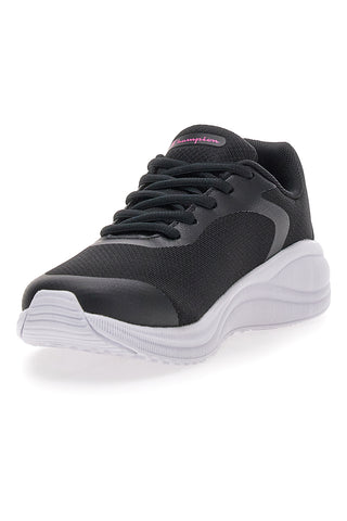 Schwarze Laufschuhe mit weißer Sohle CHAMPION SIPHON ENGAGE MESH GS
