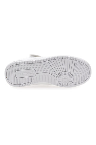 Weiße Mid-Cut-Sneaker mit Klettverschluss CHAMPION RD15 MID G GS