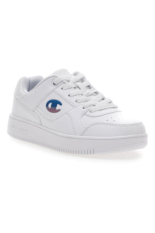 Weiße Sneakers mit kontrastierendem Logo CHAMPION RD18 LOW G GS