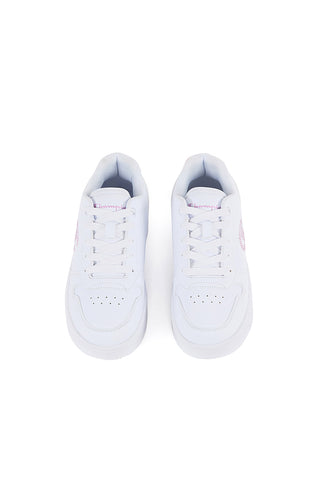 Weiße Sneakers mit seitlichem Logo CHAMPION RD18 PLATFORM GLITTER G GS