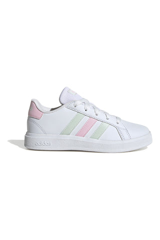 Weiße und rosa Sneakers ADIDAS GRAND COURT 2.0 K