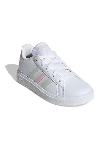 Weiße und rosa Sneakers ADIDAS GRAND COURT 2.0 K