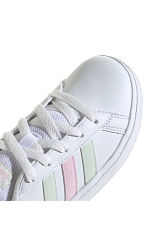 Weiße und rosa Sneakers ADIDAS GRAND COURT 2.0 K