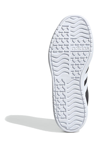 Schwarze Sneakers mit Plateausohle Adidas VL COURT BOLD J