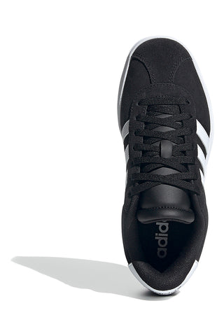 Schwarze Sneakers mit Plateausohle Adidas VL COURT BOLD J