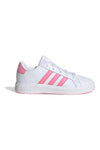 Sneakers Bianche e Rosa Adidas Grand Court 2.0 K