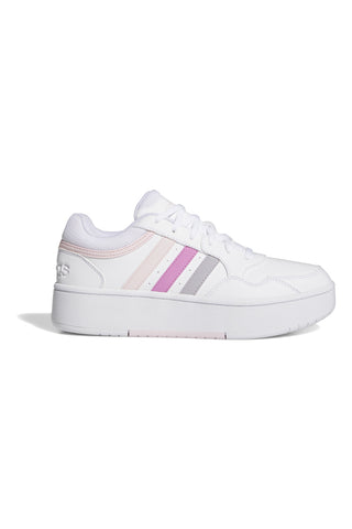 Weiße und rosa Turnschuhe Adidas Hoops 3 Bold W