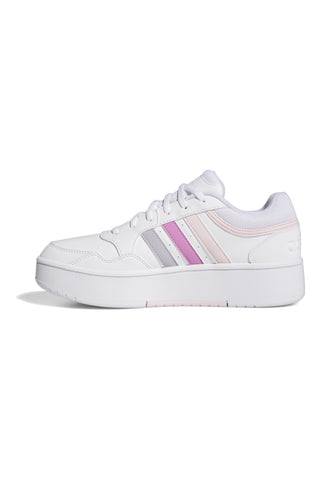 Weiße und rosa Turnschuhe Adidas Hoops 3 Bold W