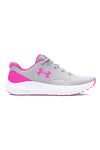 Under Armour W CHARGED SURGE 4 Laufschuhe in Grau und Fuchsia