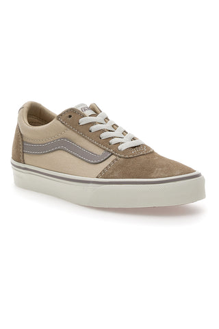 Beigefarbene Sneaker mit Obermaterial aus Wildleder von VANS WARD