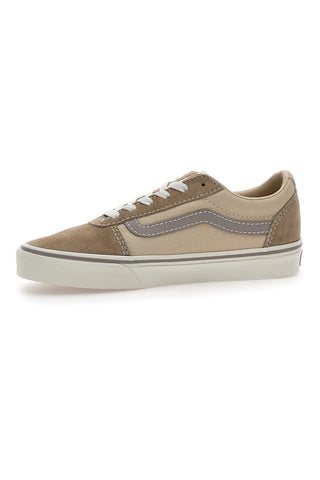 Beigefarbene Sneaker mit Obermaterial aus Wildleder von VANS WARD