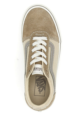 Beigefarbene Sneaker mit Obermaterial aus Wildleder von VANS WARD