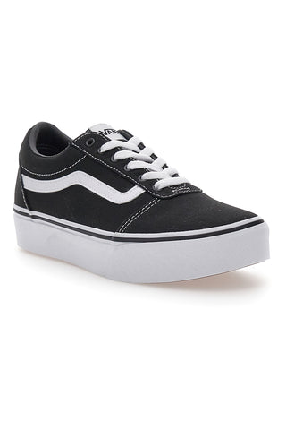 Vans Ward Plateau-Sneaker Schwarz