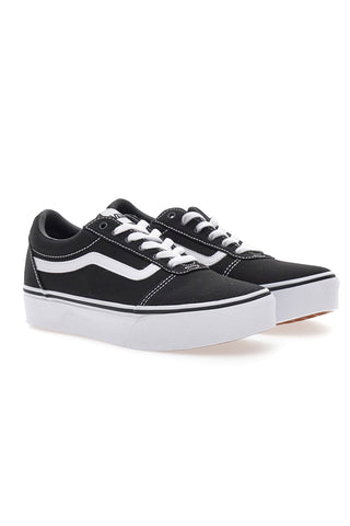 Vans Ward Plateau-Sneaker Schwarz