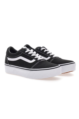 Vans Ward Plateau-Sneaker Schwarz