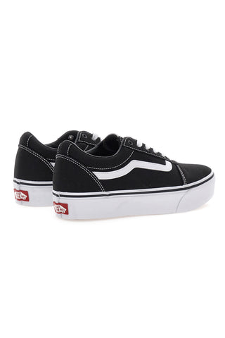 Vans Ward Plateau-Sneaker Schwarz