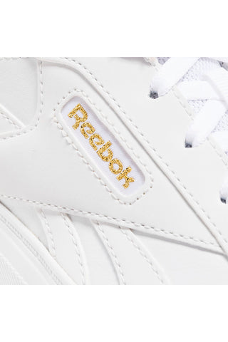 Weiße Turnschuhe mit goldenen Details Reebok Court Advance Bold