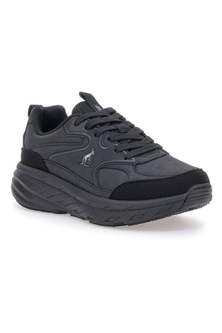 Schwarze Sneakers mit extra australischer Innensohle AU42W113
