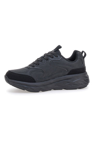 Schwarze Sneakers mit extra australischer Innensohle AU42W113