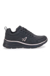 Schwarze Sneakers mit australischen Golddetails AU32W504