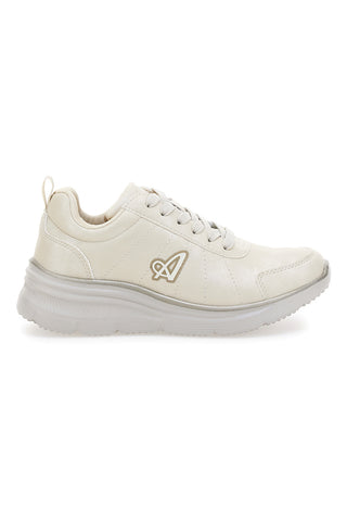 Cremefarbene Sneakers mit Memory Comfort Australian AU32W504
