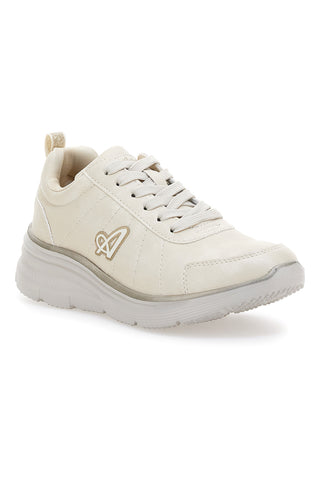 Cremefarbene Sneakers mit Memory Comfort Australian AU32W504