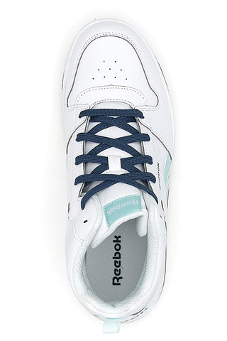 Reebok Royal Prime Mid-Cut-Sneaker in Weiß und Blau