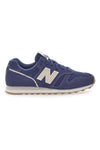 Sneakers blu con tomaia in pelle New Balance 373