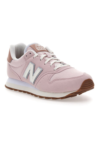 Sneakers rosa con inserti in tessuto New Balance 500