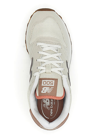 Beige und orange Sneaker New Balance GM500