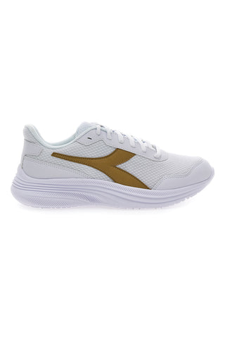 DIADORA EAGLE 8 W Laufschuhe in Weiß und Gold