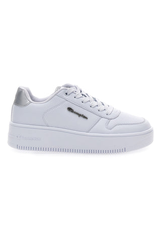 Schwarze Sneakers mit Plateausohle Champion RD18 PLAT Chromo