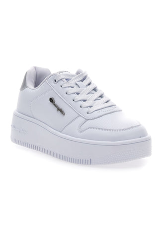 Schwarze Sneakers mit Plateausohle Champion RD18 PLAT Chromo