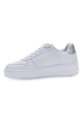 Schwarze Sneakers mit Plateausohle Champion RD18 PLAT Chromo