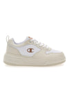 Cremeweiße Sneakers mit Plateau CHAMPION RD18 LITE LOW