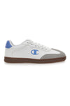 Weiße Sneakers mit blauem Logo und Gummisohle CHAMPION PRESTIGE MIX MATERIAL