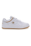 Sneakers bianche dettaglio beige CHAMPION RD18 LOW