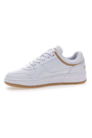 Weiße Sneakers mit beigefarbenem Detail CHAMPION RD18 LOW