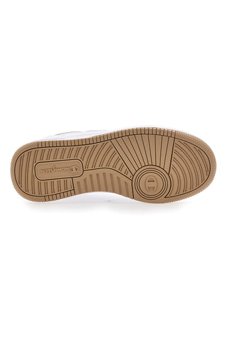 Weiße Sneakers mit beigefarbenem Detail CHAMPION RD18 LOW