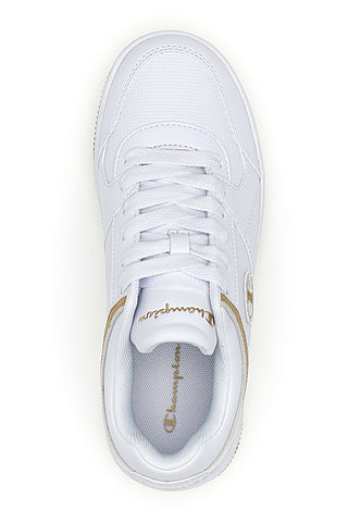 Weiße Sneakers mit beigefarbenem Detail CHAMPION RD18 LOW