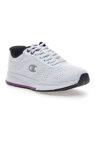 Weiße Sneakers mit blauen Details und Mesh-Obermaterial CHAMPION JAUNT