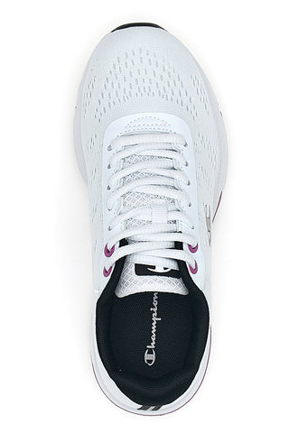 Weiße Sneakers mit blauen Details und Mesh-Obermaterial CHAMPION JAUNT