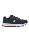 Schwarze Sneakers mit korallenfarbenen Details und Mesh-Obermaterial CHAMPION JAUNT
