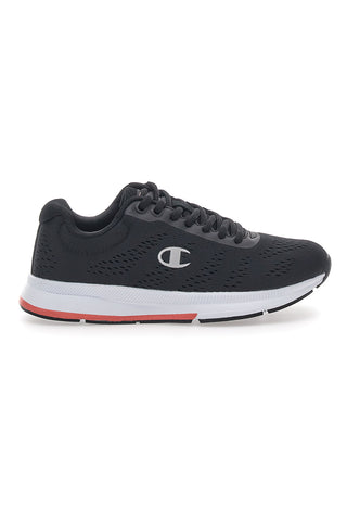 Schwarze Sneakers mit korallenfarbenen Details und Mesh-Obermaterial CHAMPION JAUNT