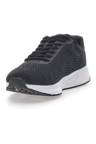 Schwarze Sneakers mit korallenfarbenen Details und Mesh-Obermaterial CHAMPION JAUNT