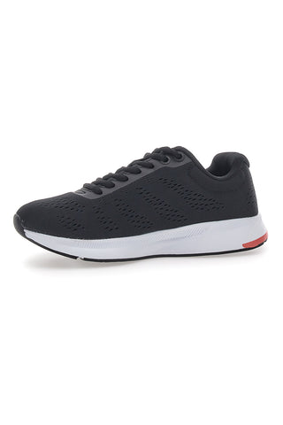 Schwarze Sneakers mit korallenfarbenen Details und Mesh-Obermaterial CHAMPION JAUNT