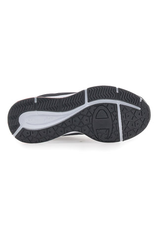 Schwarze Sneakers mit korallenfarbenen Details und Mesh-Obermaterial CHAMPION JAUNT