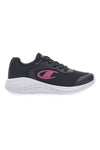 Schwarze Sneakers mit fuchsiafarbenem Logo CHAMPION CYPHON ENGAGE MESH G GS