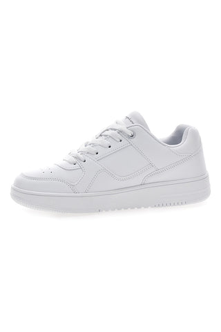 Weiße Sneakers mit silbernem Seitenlogo CHAMPION RD18 LOW G GS